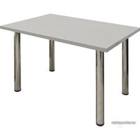 Кухонный стол Solt 100x60 (серый/ноги хром)