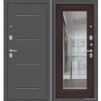 Металлическая дверь el'Porta Porta S 104.П61 (Антик Серебро/Wenge Veralinga)
