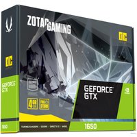 Видеокарта ZOTAC Gaming GeForce GTX 1650 OC 4GB GDDR5 ZT-T16500F-10L