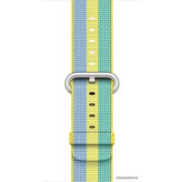 Ремешок Apple из плетеного нейлона 42 мм (желтая пыльца) [MPW62]