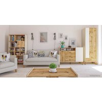 Тумба Неман мебель Сканди МН-036-04 (дуб вотан-белый)