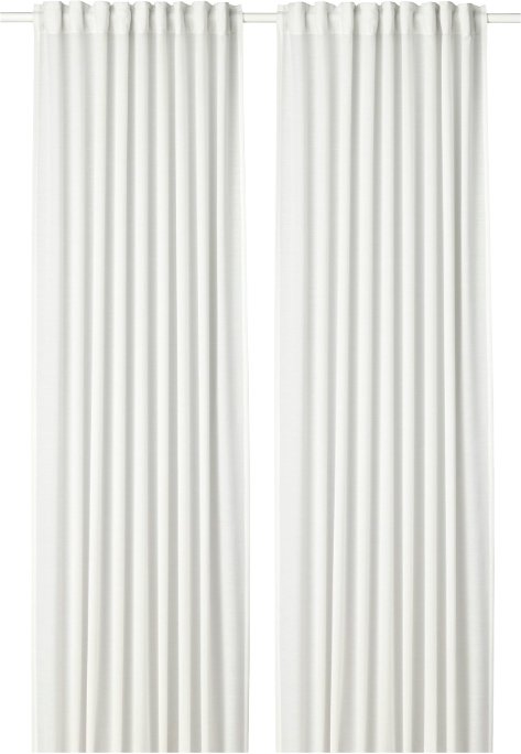 

Комплект гардин Ikea Хила 1.45x3 м 404.308.14 (2 шт, белый)