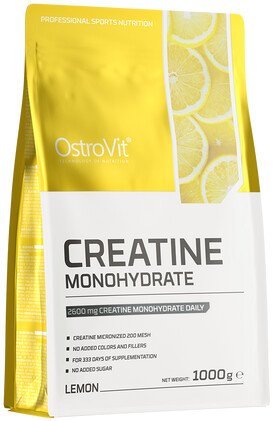 Моногидрат креатина OstroVit Creatine Monohydrate (лимон, 1000 г)