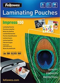

Пленка для ламинирования Fellowes Laminating Pouch А4, 100 мкм, 100 л