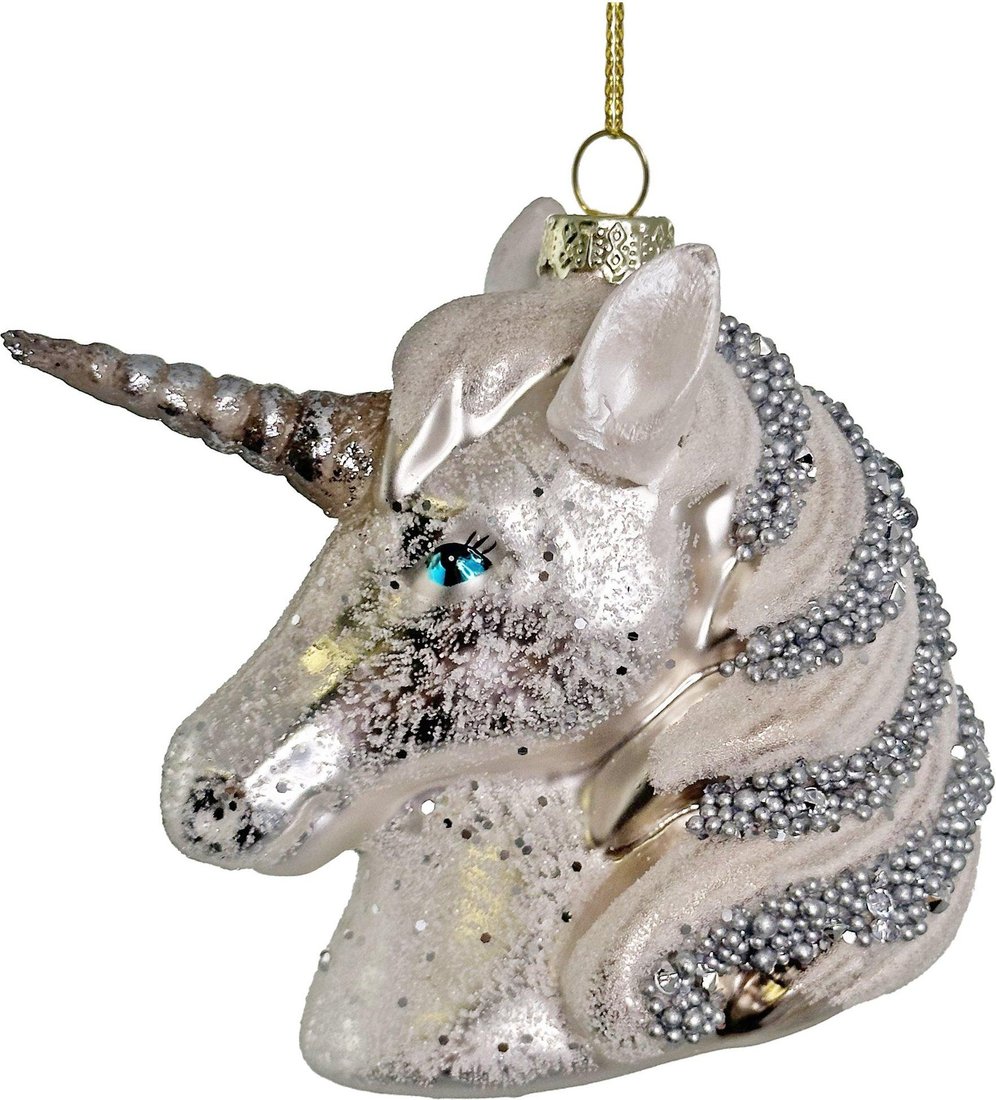 

Елочная игрушка Shishi Единорог 67053 (8.5 см)