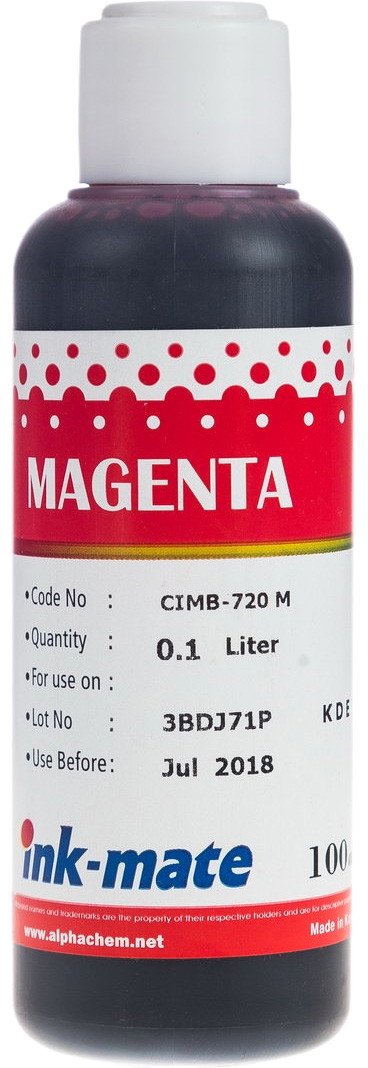 

Чернила Ink-Mate CIM-720M (маджента, 100 мл)