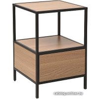 Тумба Signal Geo S (дуб/черный матовый)