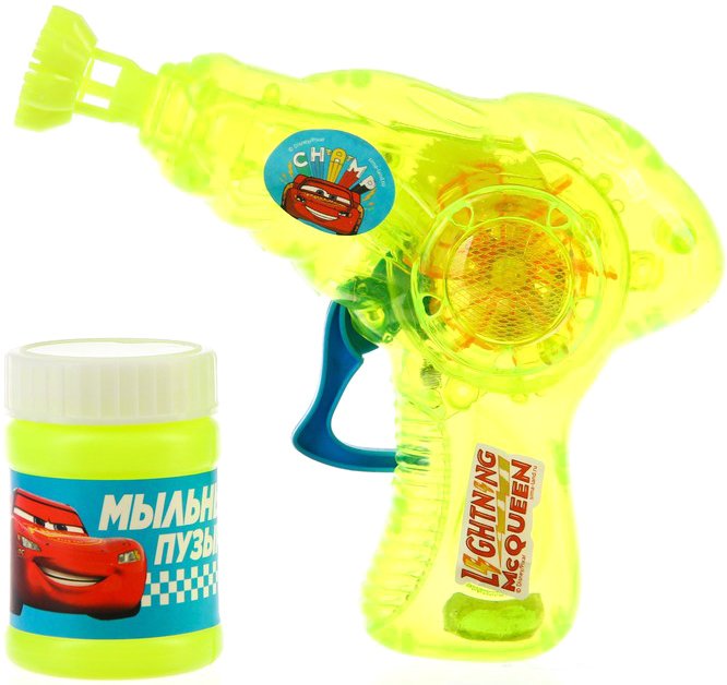 

Пистолет для создания мыльных пузырей Sima-Land Тачки Пистолет световой 7603413