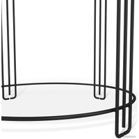 Журнальный столик Sheffilton SHT-CT53 (синий сапфир/черный муар)