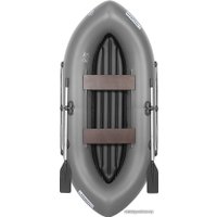 Гребная лодка Лоцман Турист 280 ВНД (серый)