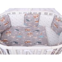 Детский комплект постельного белья Amarobaby Путешественники AMARO-3003-Py (серый)