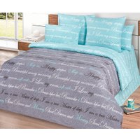 1.5-спальный комплект постельного белья Milanika Письмо 1.5сп (поплин)