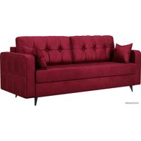 Диван Мебель-АРС Снеп (бархат красный Star Velvet 3 Dark Red)