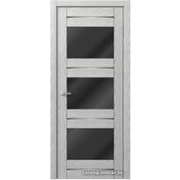 Межкомнатная дверь MDF-Techno Dominika 300 40x200 (скай оук белый/лакобель черный)