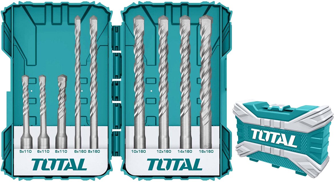

Набор буров Total TACSDL30901 (9 шт)