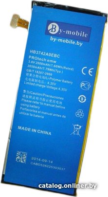 Аккумулятор для телефона By-mobile совместим с Huawei HB3742A0EBC