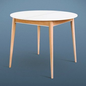 Кухонный стол ТехКомПро Арека КС950 121724 (бук/тон 1/подстолье тон 2/ножка 8)