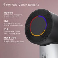 Фен Redmond (Редмонд) HD1703 (черный/белый)