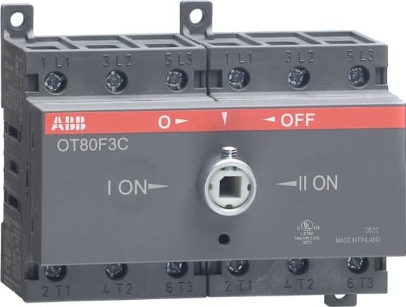 

Выключатель нагрузки ABB OT80F3C 3P 1SCA105402R1001