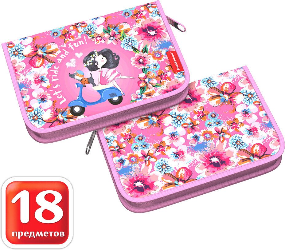 

Пенал Erich Krause Flower Scooter 53976