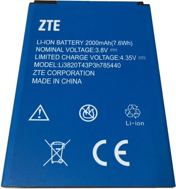 

Аккумулятор для телефона Копия ZTE Li3820T43P3H785440