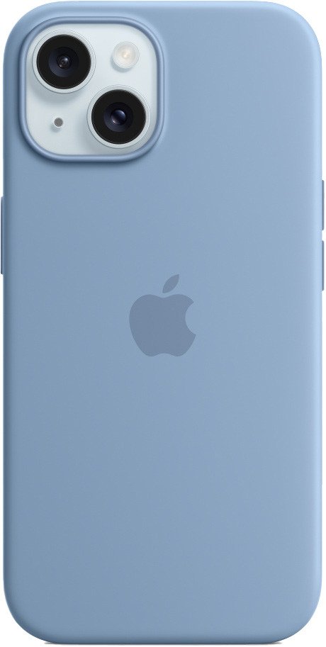 

Чехол для телефона Apple MagSafe Silicone Case для iPhone 15 (зимний синий)