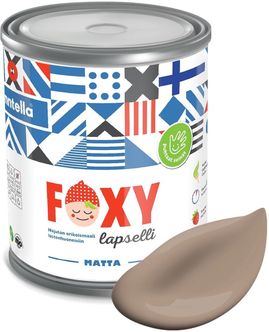 

Краска Finntella Foxy Lapselli Matte Nalle F-50-1-1-FL222 0.9 л (коричневый)