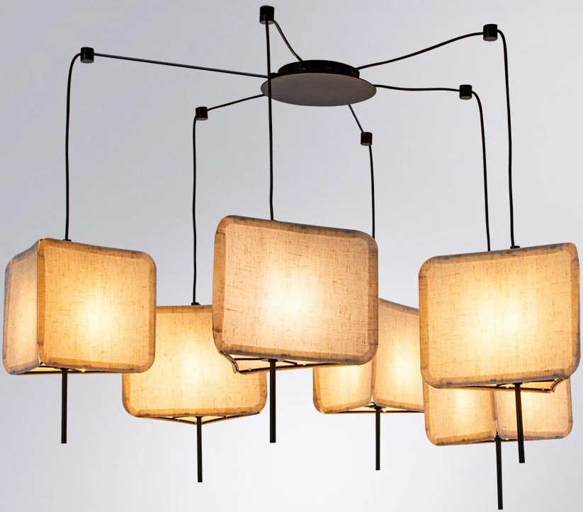 

Подвесная люстра Arte Lamp A7084SP-6BK