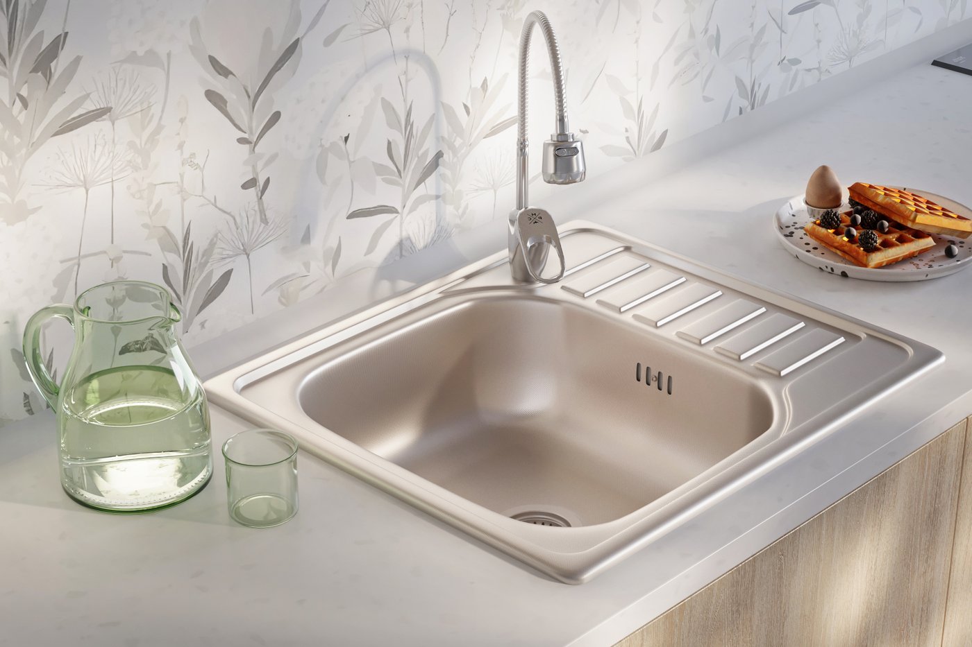 

Кухонная мойка КромРус EC-296-D