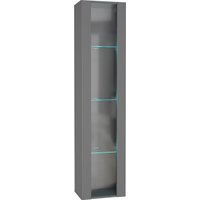 Шкаф-витрина НК-Мебель Point тип-41 71775205 (серый графит)