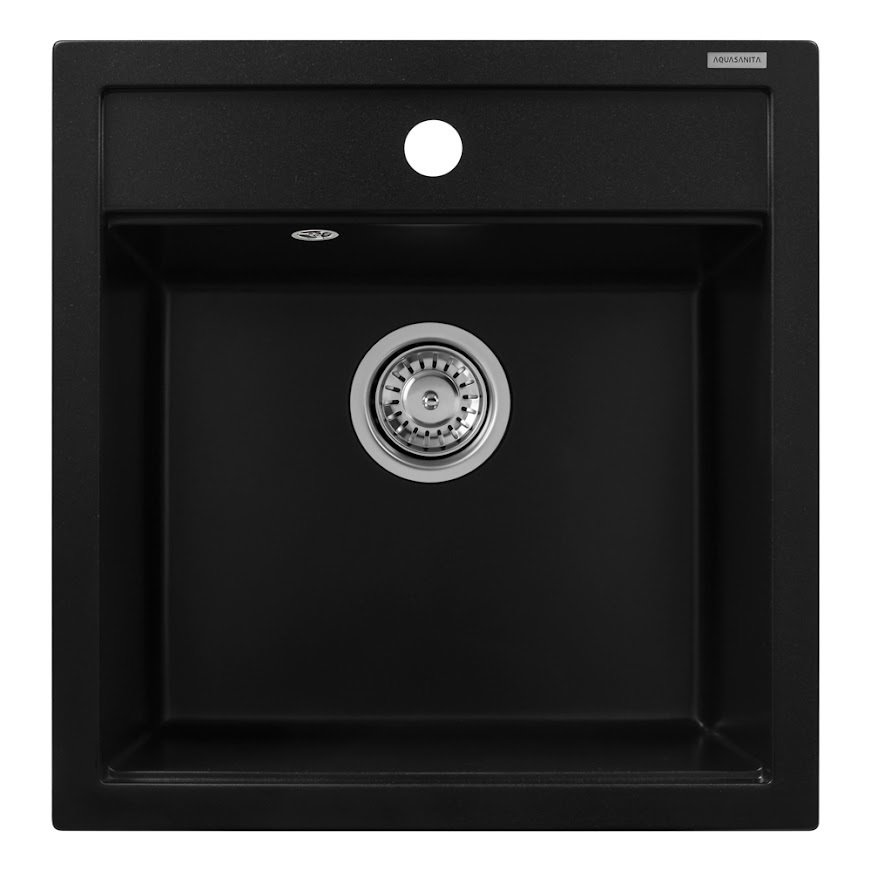 

Кухонная мойка Aquasanita Tesa SQT100W (black metallic 601)