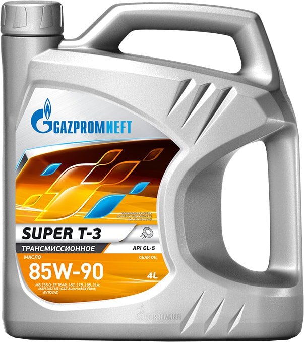 

Трансмиссионное масло Gazpromneft Super T-3 85W-90 4л