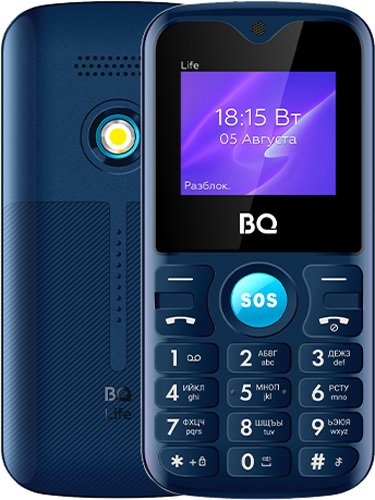 

Телефон BQ BQ-1853 Life (синий)