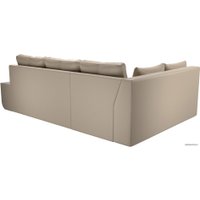 Угловой диван Mebelico Амадэус 109701 (левый, экокожа, бежевый)