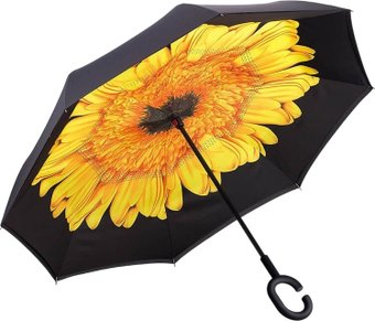 Зонт-трость Wahoo Цветок света YF7396 (yellow)