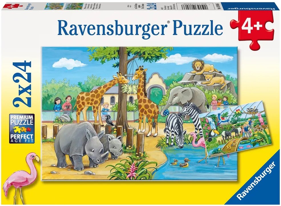 

Набор пазлов Ravensburger Добро пожаловать в зоопарк R07806 (48 эл)
