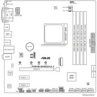 Материнская плата ASUS Prime B450M-A II