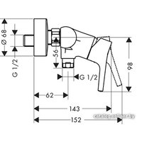 Смеситель Hansgrohe Talis S 72600000