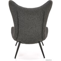 Интерьерное кресло Halmar Atlantis (антрацит/черный)