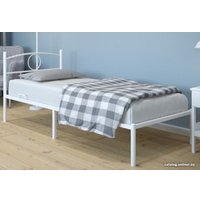 Кровать Князев Мебель Люмия 90x190 ЛЯ.90.190.Б (белый муар)