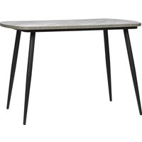 Кухонный стол ВВР Раздвижной пластиковый (лавант/бетон светлый/черный конус 110-150/70)