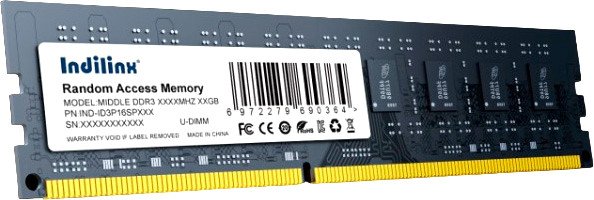 

Оперативная память Indilinx 4ГБ DDR3 1600 МГц IND-ID3P16SP04X