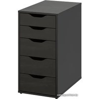 Стол Ikea Лагкаптен/Алекс 594.176.57 (беленый дуб/черно-коричневый)