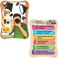Развивающая игра Bondibon Умная сова. Профессии и специальности ВВ4005