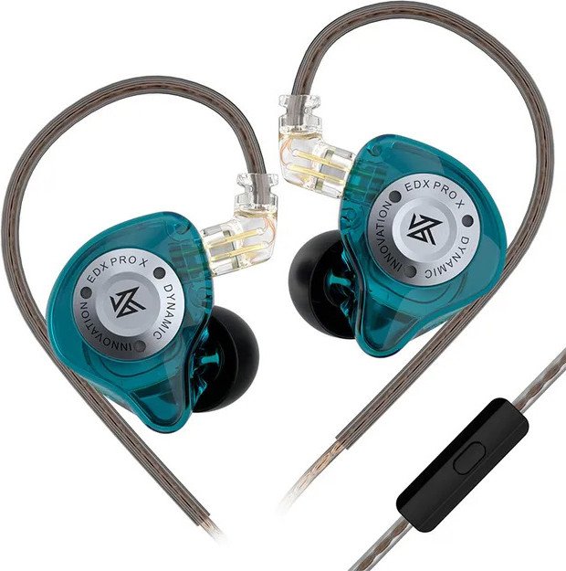

Наушники KZ Acoustics EDX Pro X (с микрофоном, бирюзовый)