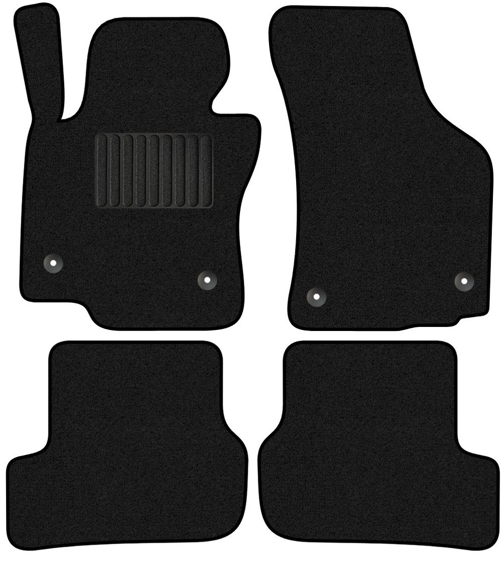 Комплект ковриков для авто Alicosta SEAT Leon (универсал, хэтчбек 5 дв / 5F) 2012 - 2015 (ворс)