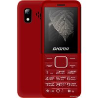 Кнопочный телефон Digma Linx C171 (красный)