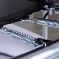 Батут Atlas Sport 435 см - 14ft Basic (с лестницей, внешняя сетка, зеленый)