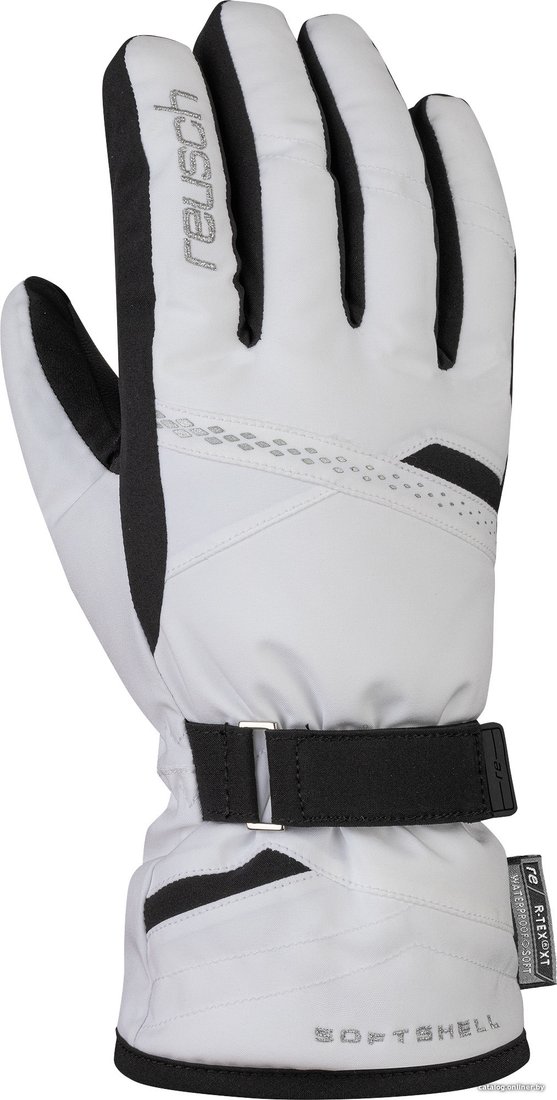 Горнолыжные перчатки Reusch Hannah R-Tex XT 6031213 1101 (р-р 8.5, white/black)