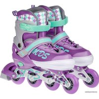Роликовые коньки Favorit 1188SET-L-PN (р. 38-41, розовый)